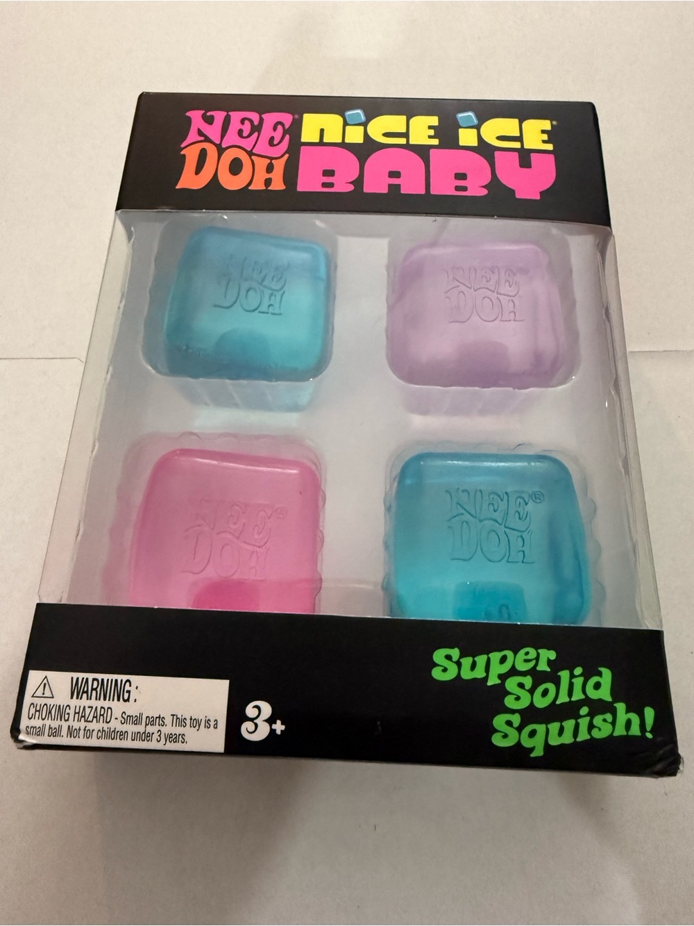 Nice Ice Doh Baby Super Solid Squish Set - Blue, Pink, Purple